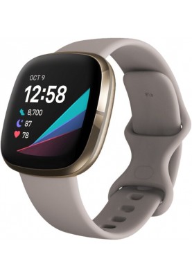 Смарт-годинник Fitbit Sense Silver Sage Grey (FB512SRSG)