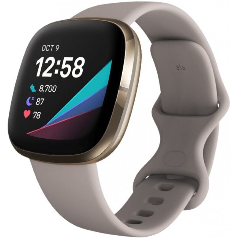 Смарт-годинник Fitbit Sense Silver Sage Grey (FB512SRSG)