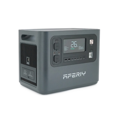 Портативна станція AFERIY AF-P280, LiFePO4, що розширюється від 2048Втч(max2800)Вт,MPPT 11.5-50В-20А(2*600Вт),out220v. LED. 2-USB,4xType-C PD20/100Вт,DC+прикурювач 12В/10А,398*280*315/398*280*220 мм22kg+19kg