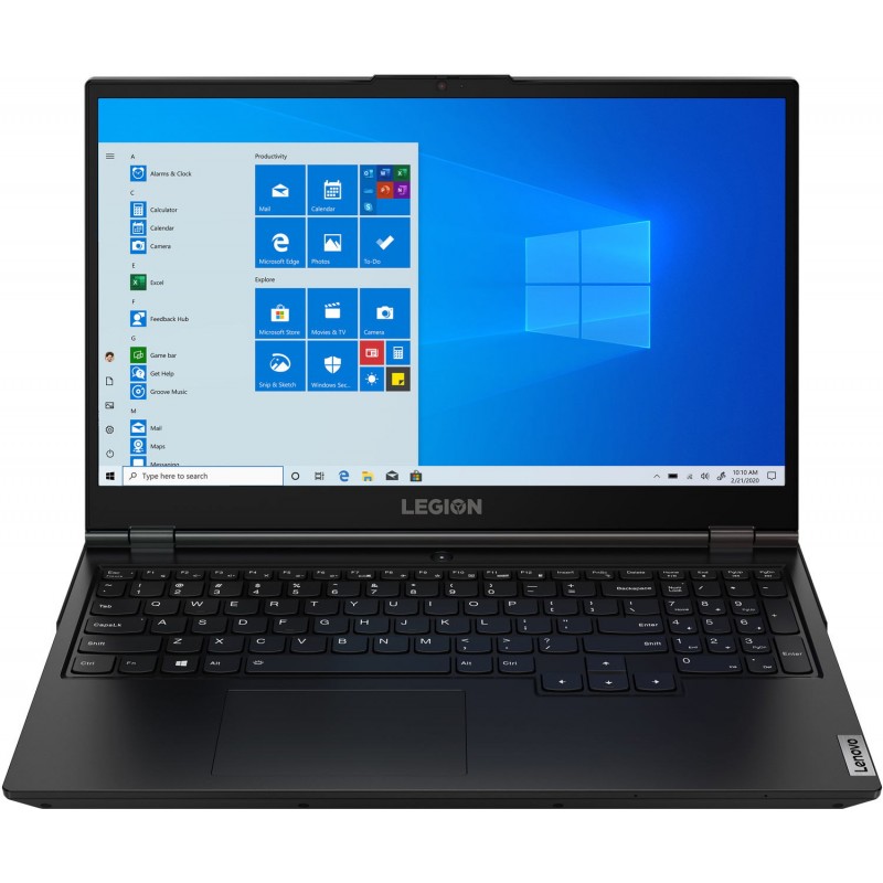 Ноутбук Lenovo Legion 5 15.6"FHD/i5-10300H/16/512SSD/RTX 2060 6Gb/DOS/Black (81Y600LWRA)