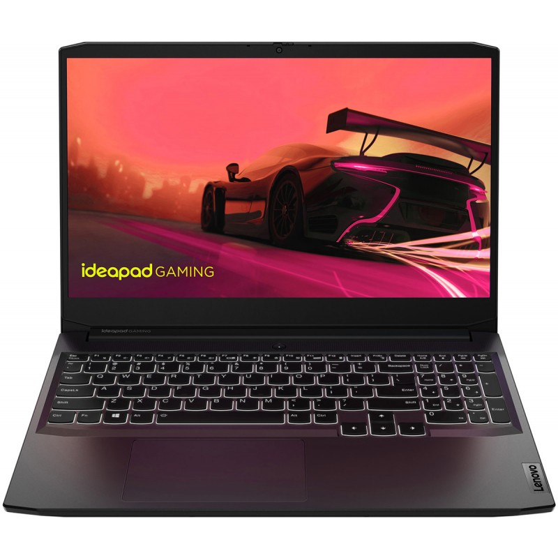 Ноутбук Lenovo Gaming 15.6"FHD IPS/R5-5600H/8/512SSD/RTX3050 4/W10H/Black (англ.клав) (82K200NGPB)