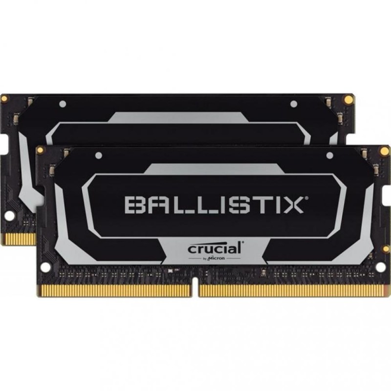 Пам'ять Crucial 32 GB (2x16GB) SO-DIMM DDR4 3200 MHz Ballistix Black (BL2K16G32C16S4B)