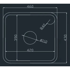 Комплект чорної кухонної мийки та змішувача з нержавіючої сталі NB-4643 Комплект чорної кухонної мийки та змішувача з нержавіючої сталі NB-4643