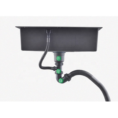 Мийка під стільницю з нержавійки кухонна станція Nett NS-5742U