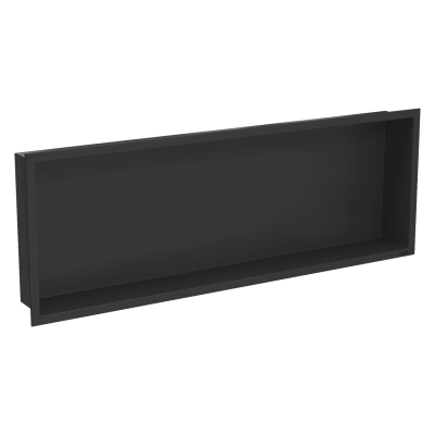 Уцінена полиця до ванної нержавіюча горизонтальна 70 см чорна Nett YB-70