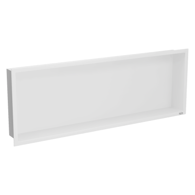 Уцінена полиця до ванної вбудована горизонтальна 70 см біла Nett YW-70