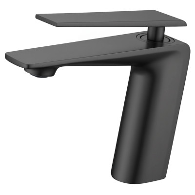 Кран з PVD покриттям графіт на раковину Nett ZGr-33