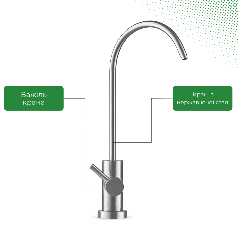 Прямоточна фільтр-система зворотного осмосу VIO AW-RL01 600 G