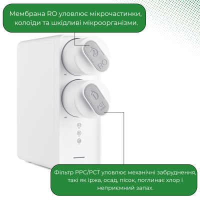 Прямоточна фільтр-система зворотного осмосу VIO AW-RB26 800 Т