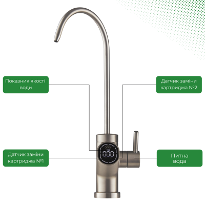 Прямоточна фільтр-система зворотного осмосу VIO AW-RB26 800 Т