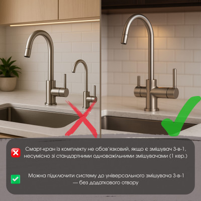 Прямоточна фільтр-система зворотного осмосу VIO AW-RB26 800 Т