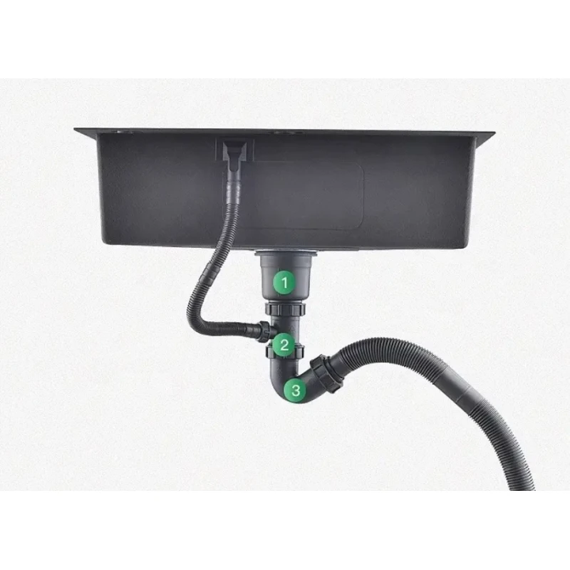 Мийка під стільницю біла з нержавіючої сталі 1.5 мм Nett NW-7042