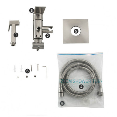 Вбудований гігієнічний душ GAPPO G7299-20, нержавіюча сталь