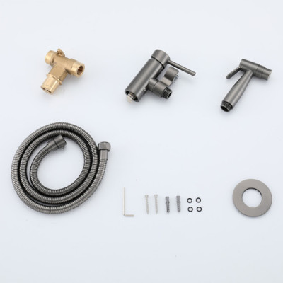 Гігієнічний душ з вбудованим монтажем GAPPO G7206-9, латунь, збройова сталь