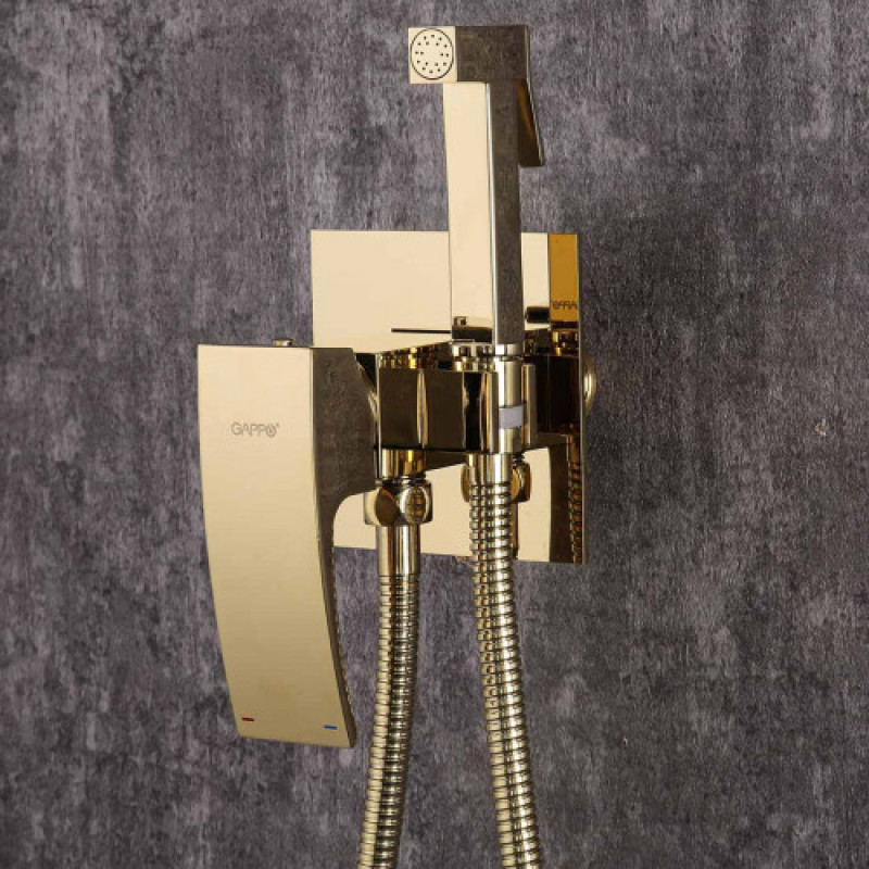 Вбудований гігієнічний душ GAPPO G7207-3 золото