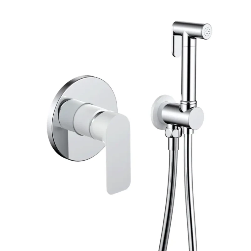 Вбудований гігієнічний душ GAPPO G7248, білий/хром