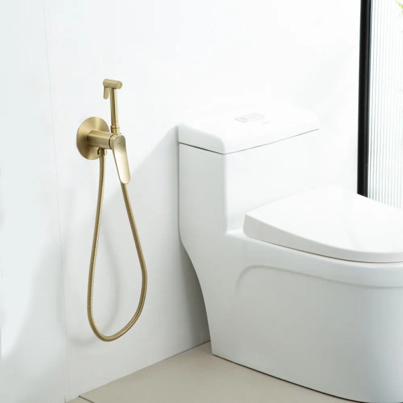 Гігієнічний душ GAPPO G7210-3 прихованого монтажу Латунь/Золотий