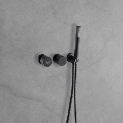Душова система внутрішнього монтажу чорна Nett TSB-77