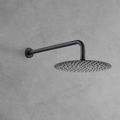 Душова система внутрішнього монтажу чорна Nett TSB-77