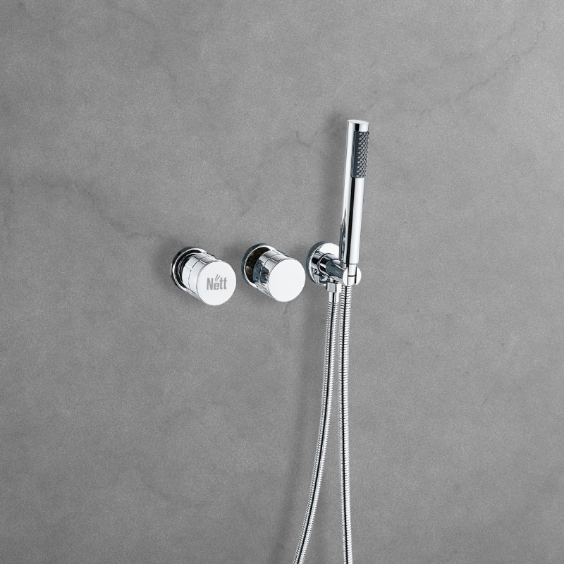 Душова система внутрішнього монтажу хром Nett TSH-77