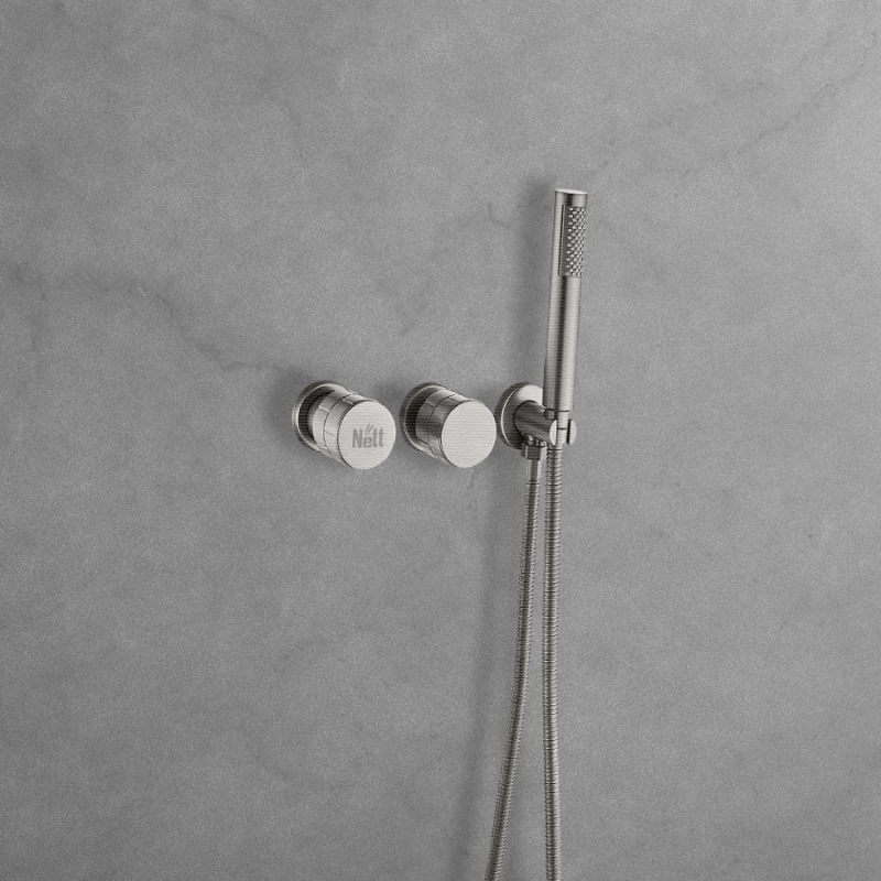 Душова система прихованого монтажу нікель Nett TSS-77