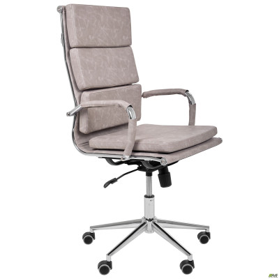 Крісло Slim FX HB Хром Tilt WAX Light Grey