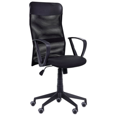 Кресло Ultra/АМФ-7 сиденье А-1/спинка Сетка серая, вставка Скаден черный