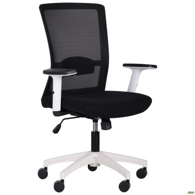 Кресло Uran White сиденье Сидней-17/спинка Сетка SL-16 серая