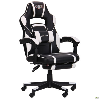 Кресло VR Racer Dexter Vector черный/белый