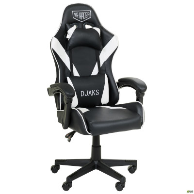 Кресло VR Racer Dexter Djaks черный/белый