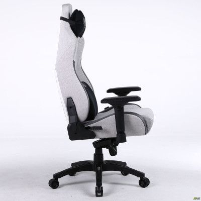 Крісло геймерське VR Racer Textile Halk сірий/чорний