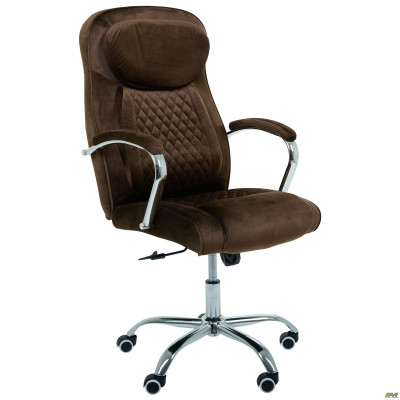 Кресло руководителя Oliver velvet brown