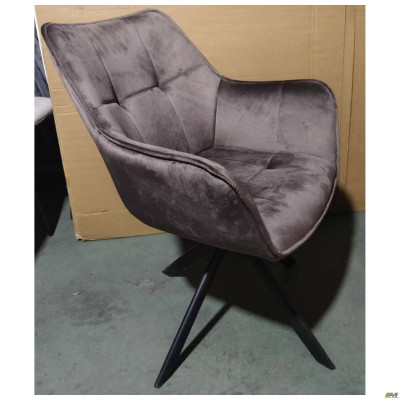 Кресло поворотное Jasmin вельвет шоколад