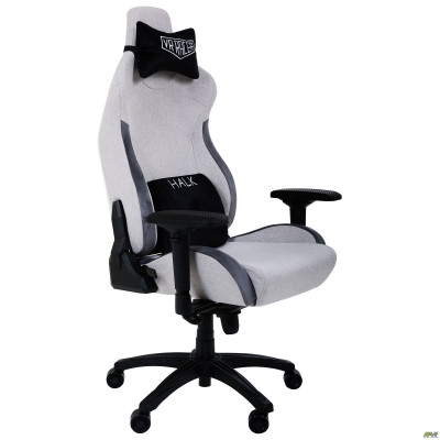 Крісло геймерське VR Racer Textile Halk сірий