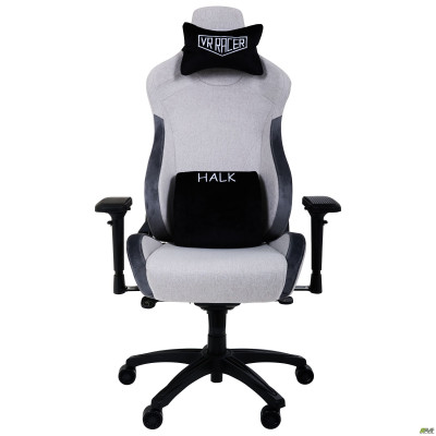 Крісло геймерське VR Racer Textile Halk сірий