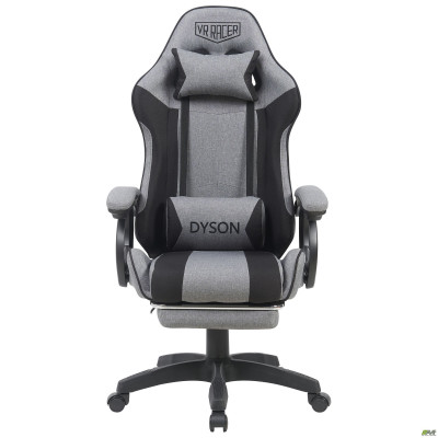 Крісло геймерське VR Racer Textile Dyson темно-сірий/чорний