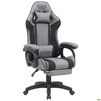 Крісло геймерське VR Racer Textile Dyson темно-сірий/чорний