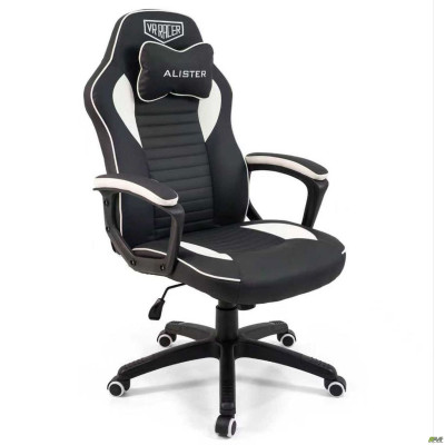Кресло VR Racer Dexter Alister белый/черный