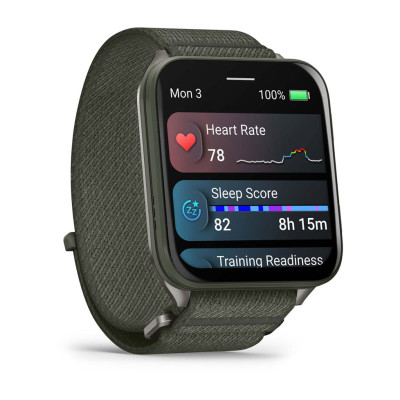 Смарт-годинник Garmin Venu X1 Moss з хакі нейлоновим ремінцем ComfortFit Смарт-годинник Garmin Venu X1 Moss з хакі нейлоновим ремінцем ComfortFit