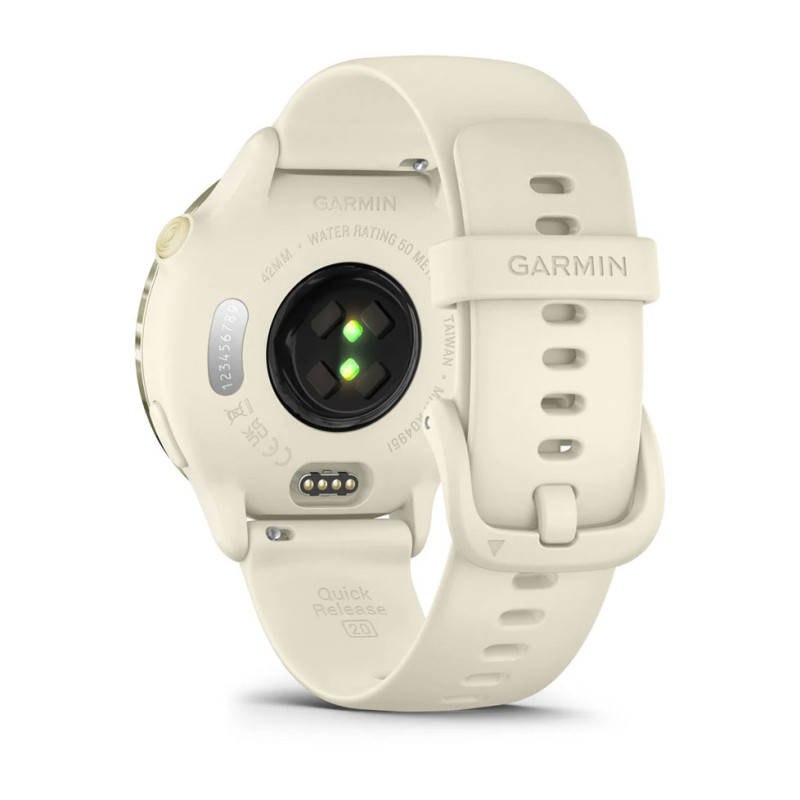Смарт-годинник Garmin Vivoactive 6 GPS Bone/Lunar Gold