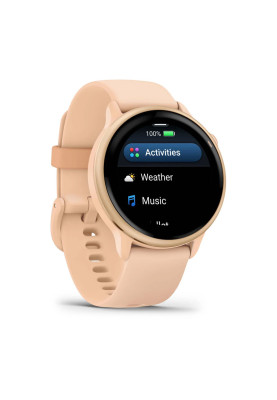 Смарт-годинник Garmin Vivoactive 6 GPS Pink Dawn/P. Dawn Metallic
