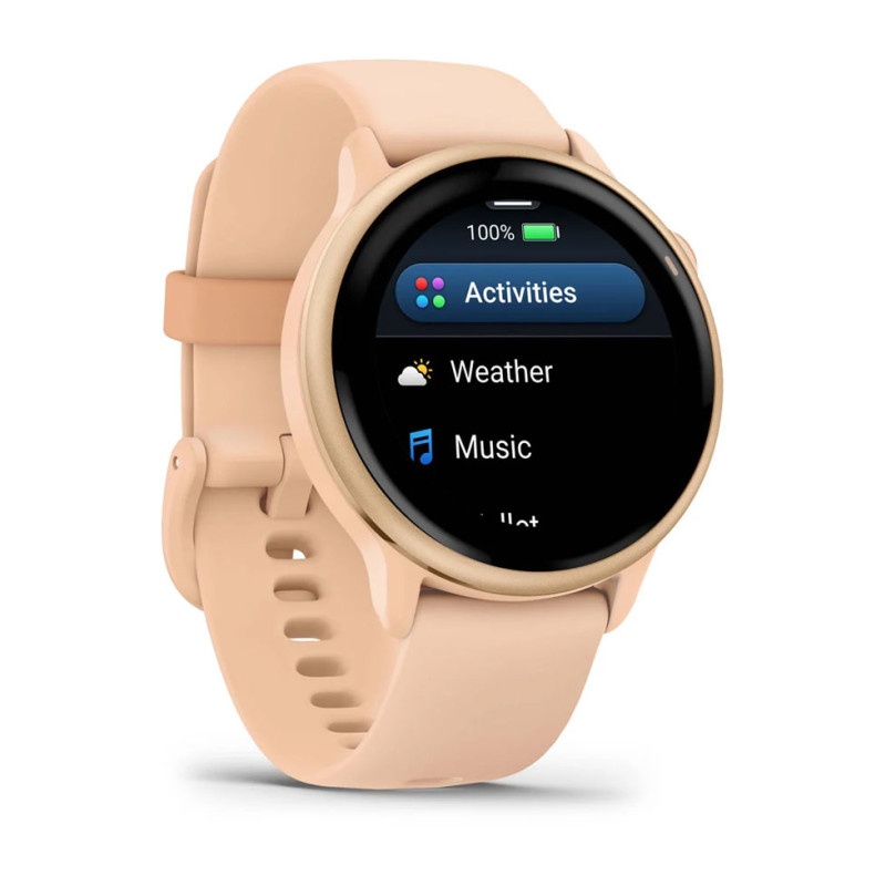 Смарт-годинник Garmin Vivoactive 6 GPS Pink Dawn/P. Dawn Metallic