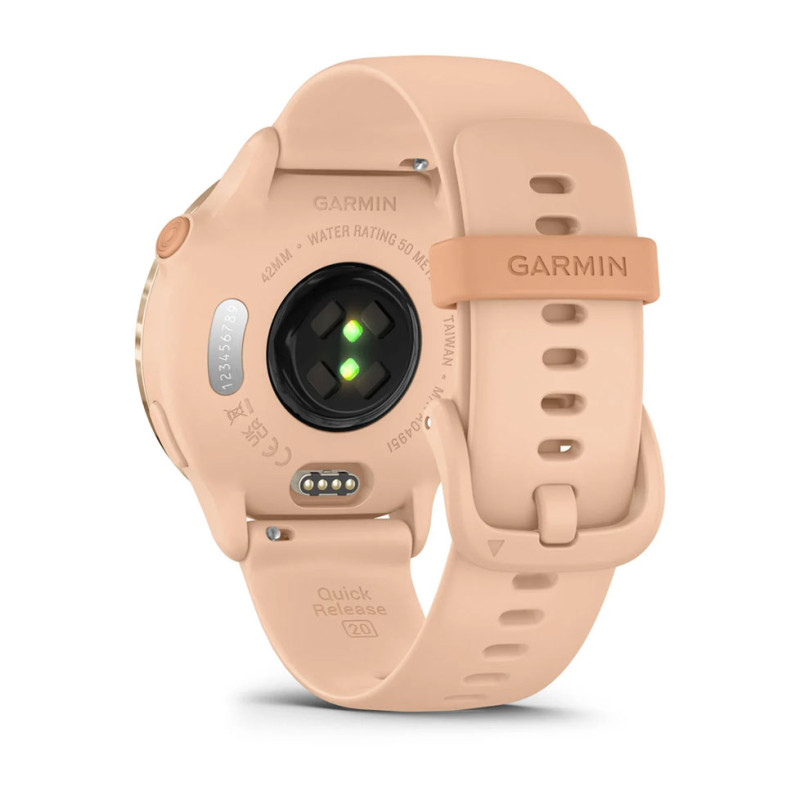 Смарт-годинник Garmin Vivoactive 6 GPS Pink Dawn/P. Dawn Metallic