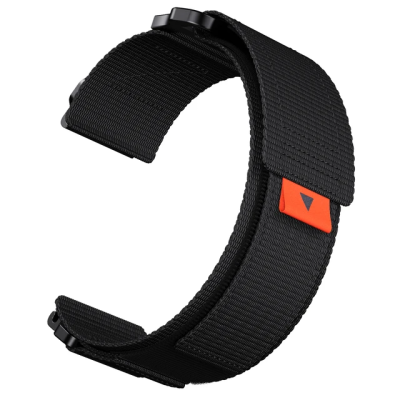Ремінець нейлоновий 22mm для годинника Garmin EpixPro Fenix Pro Enduro Tactix чорний