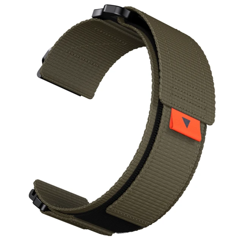 Ремінець нейлоновий 22mm для годинника Garmin EpixPro Fenix Pro Enduro Tactix зелений