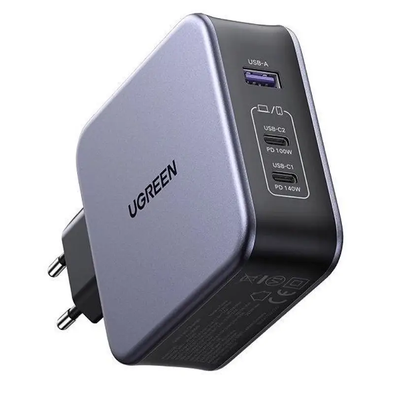 Мережевий зарядний пристрій UGREEN CD289 Nexode 140W Charger EU