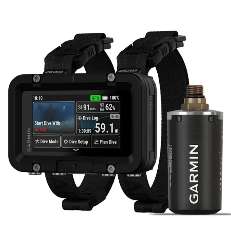 Підводний комп'ютер Garmin Descent X50i у комплекті з трансивером Descent T2