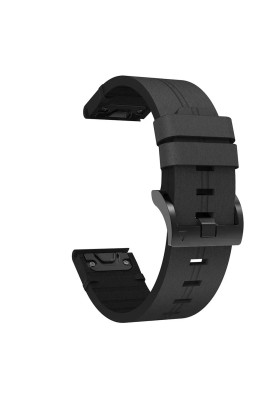 Шкіряний змінний ремінець для  Fenix 6x, коричневий, 26mm