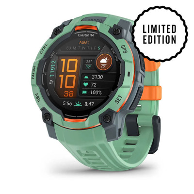 Garmin Instinct 3 45mm AMOLED Neo Tropic Bezel w/Neo Tropic Bnd