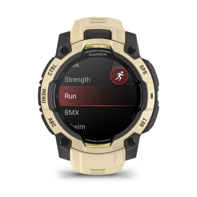 Смарт-годинник Garmin Instinct 3 45 мм AMOLED Citrine (бежевий) Смарт-годинник Garmin Instinct 3 45 мм AMOLED Citrine (бежевий)